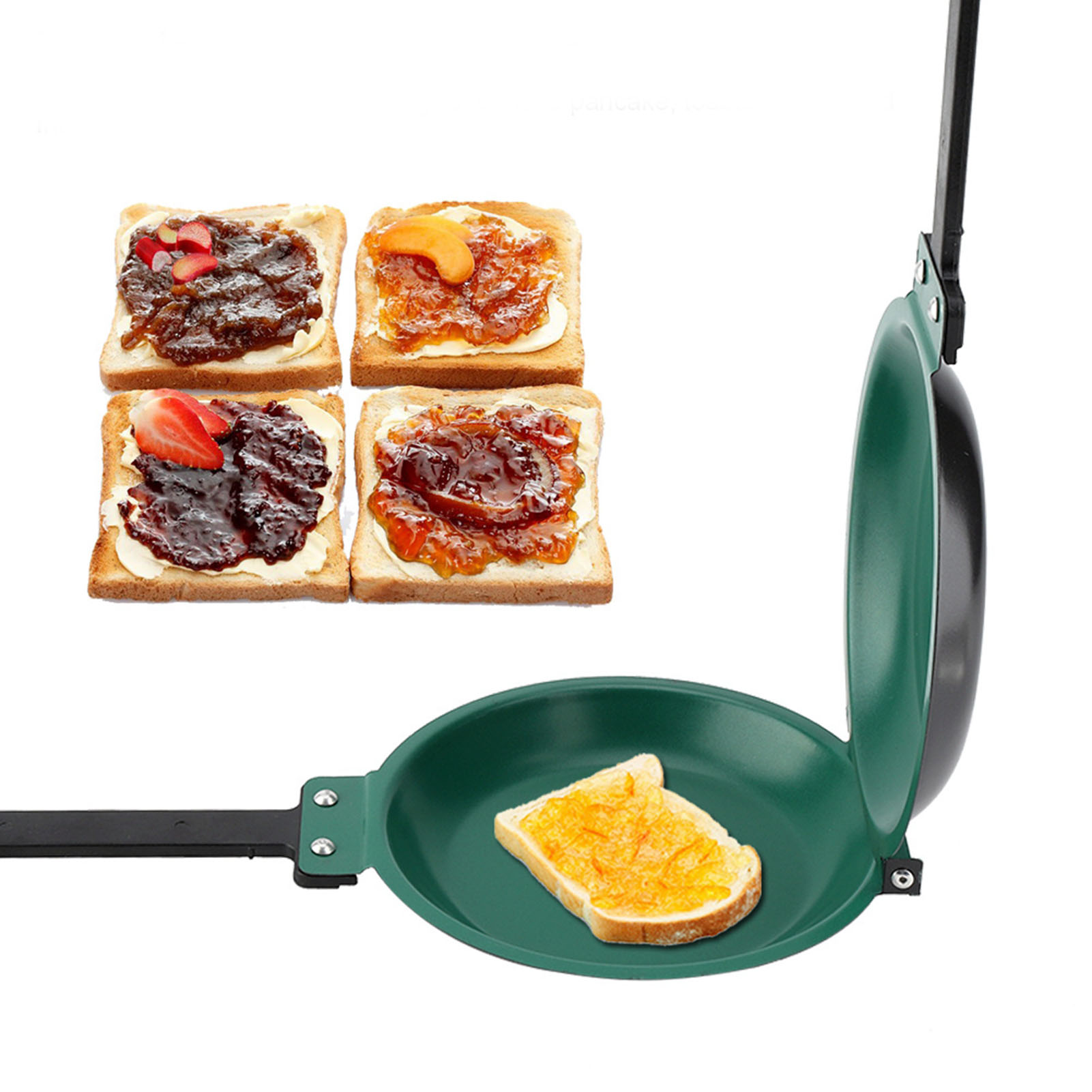 Mini Pancake Griddle - Dubbelzijdig titanium stalen coating koekenpan pannenkoekmaker