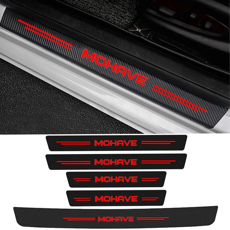 Crepe Pan Carbon - Autodeur Dorpel Beschermplaat Koolstofvezel Anti Kras
