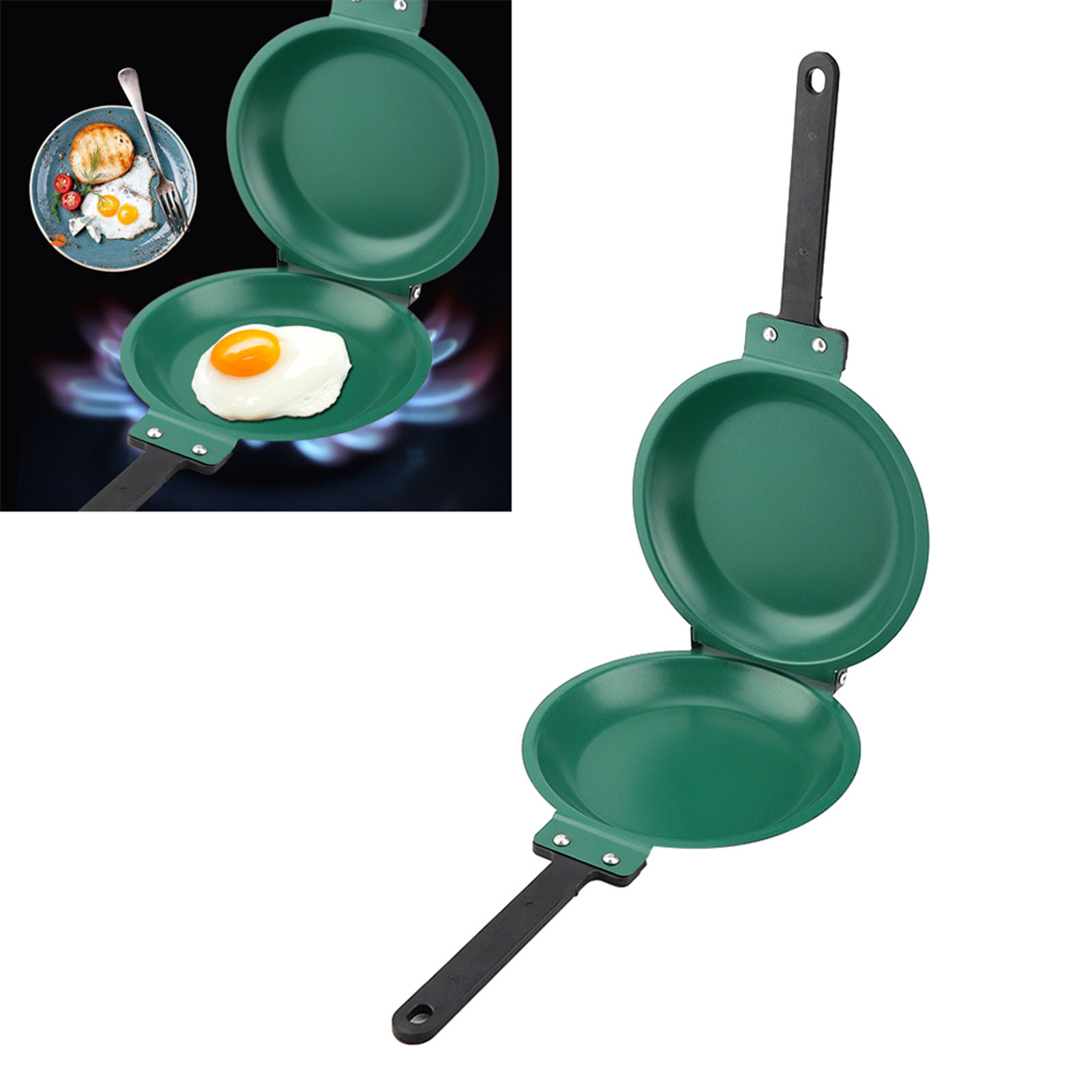 Dubbelzijdig titanium stalen c - Mini Pancake Griddle recensie en prijs