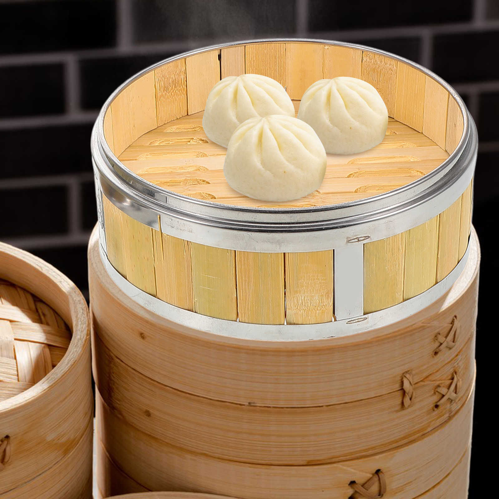 18 cm houten bamboe stoommand  - Bao Steamer Bamboo recensie en prijs