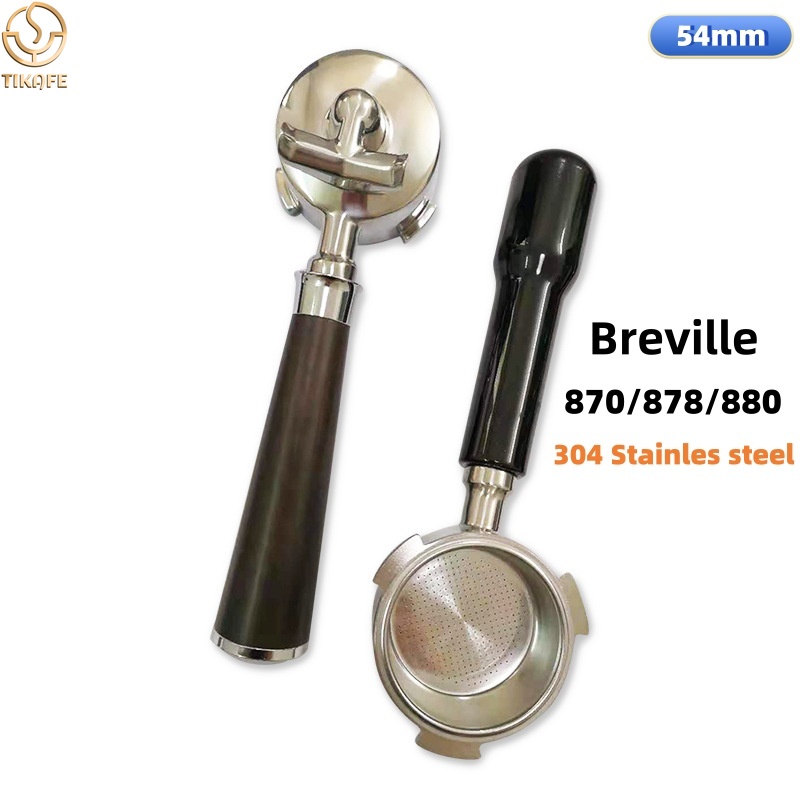 54 mm espressoportafilter met  - Breville Espresso Barista Express recensie en prijs